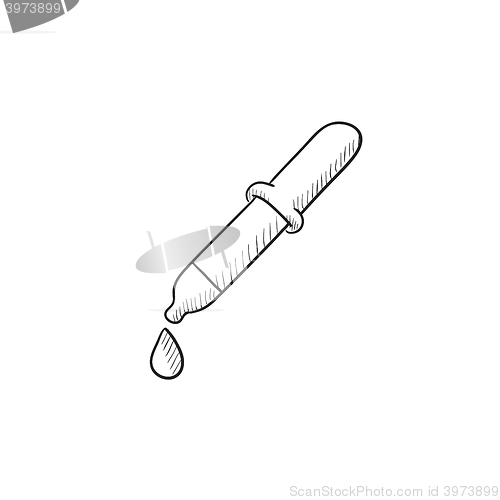 Image of Pipette sketch icon.