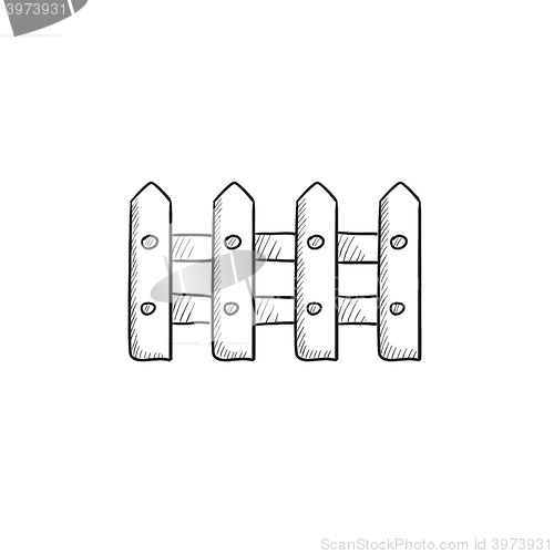 Image of Fence sketch icon.