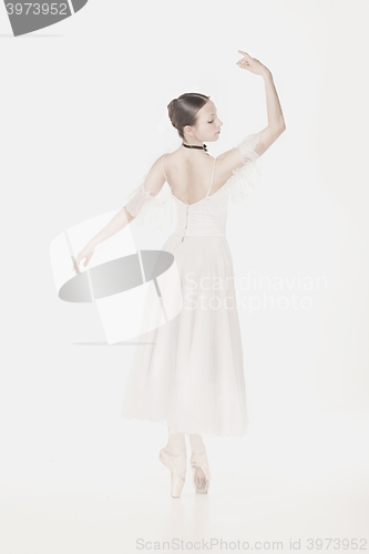 Image of Romantic Beauty. Retro Style ballerina