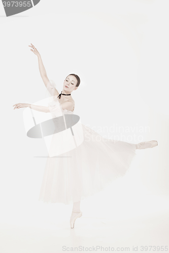 Image of Romantic Beauty. Retro Style ballerina