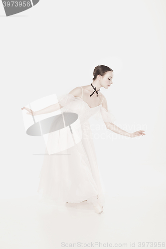 Image of Romantic Beauty. Retro Style ballerina