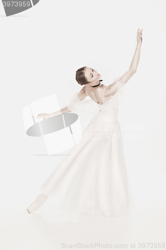 Image of Romantic Beauty. Retro Style ballerina
