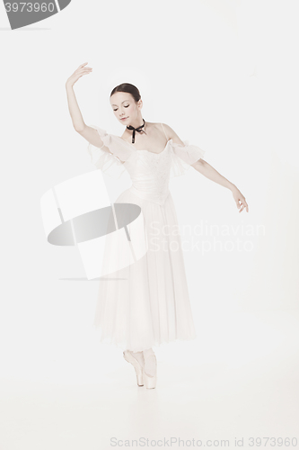 Image of Romantic Beauty. Retro Style ballerina