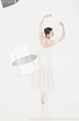 Image of Romantic Beauty. Retro Style ballerina