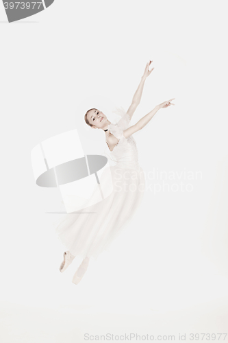 Image of Romantic Beauty. Retro Style ballerina