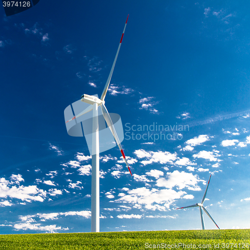 Image of Windmills for electric power production