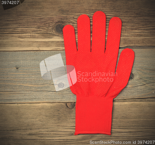 Image of Red work glove