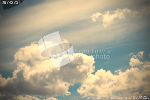 Image of Sky clouds landscape