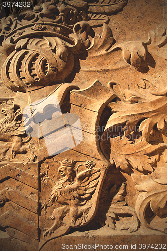 Image of emboss Beautiful bas-relief in Vienna