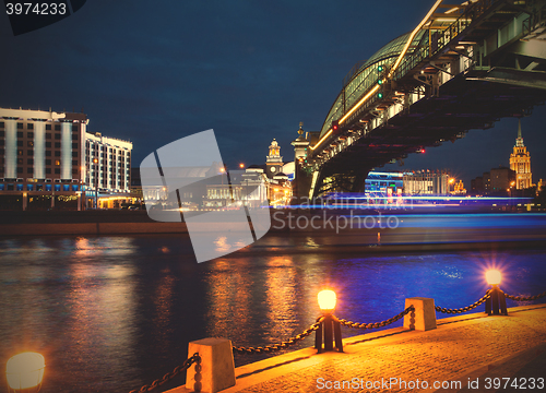 Image of Russia, Moscow at night