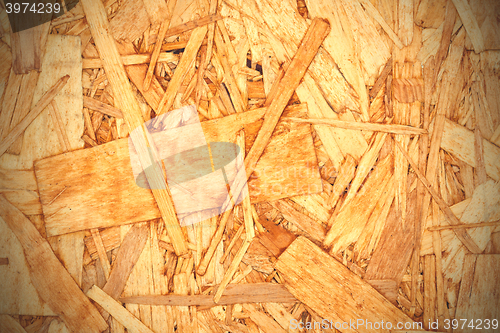 Image of chipboard, close up