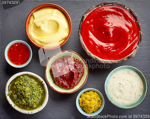 Image of various dip sauces