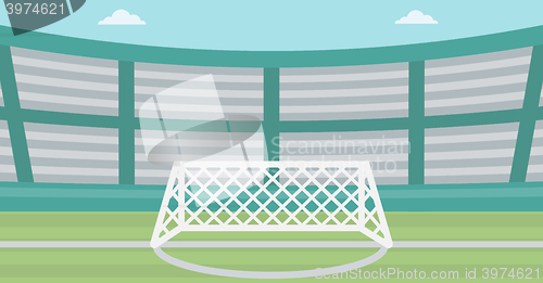 Image of Background of soccer stadium.