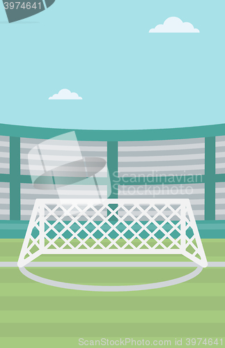 Image of Background of soccer stadium.