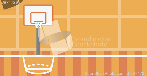 Image of Background of basketball court.