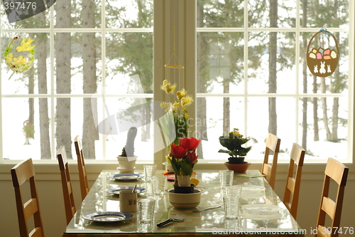 Image of Easter table