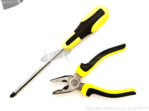 Image of Pliers And Screwdriver