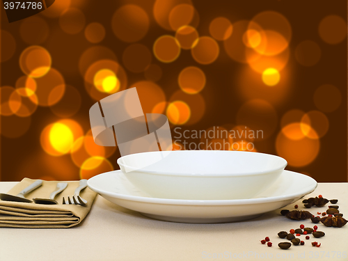 Image of Festive Table Serving