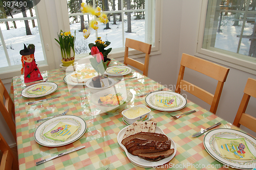 Image of Easter table