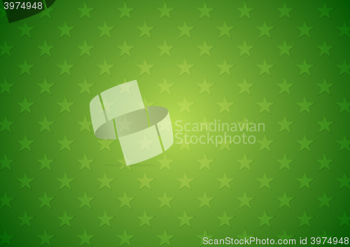 Image of Abstract green stars background