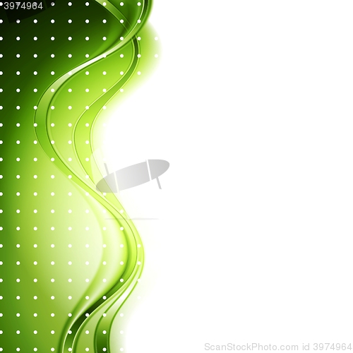 Image of Abstract wavy dotted bright background