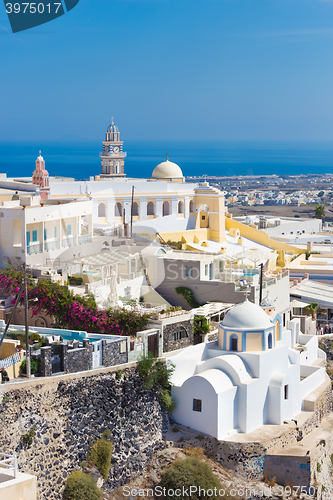 Image of Thira, Santorini, Greece.