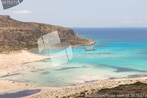 Image of Balos beach at Crete island in Greece