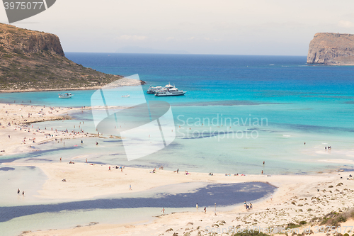 Image of Balos beach at Crete island in Greece