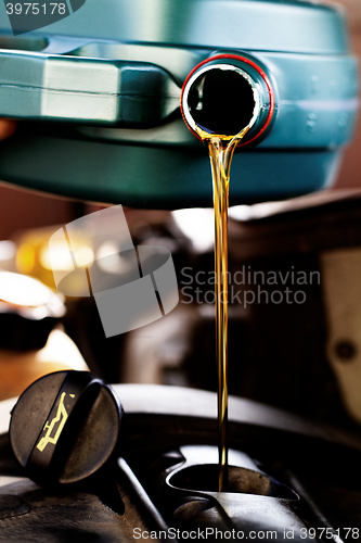 Image of Fresh motor oil