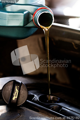 Image of Fresh motor oil