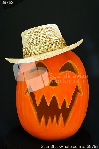 Image of Jack O Lantern Western Hat