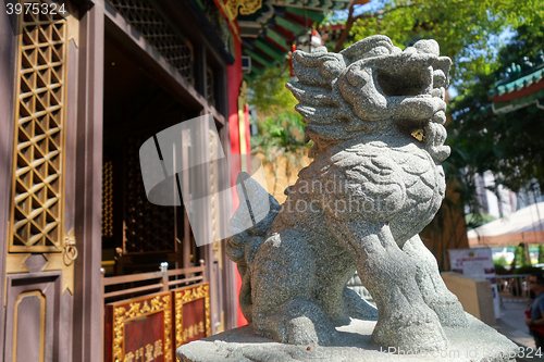 Image of Classical Chinese lion statue