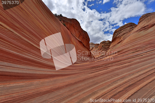 Image of The Wave Navajo Sand Formation in Arizona USA