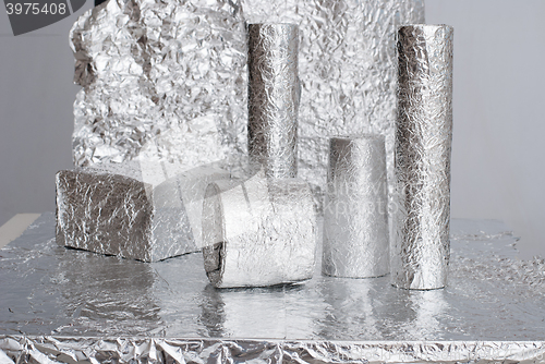 Image of aluminium foil figures