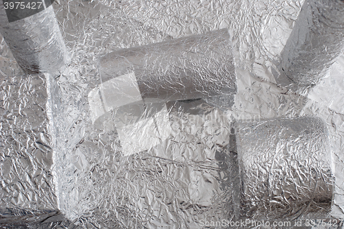 Image of aluminium foil figures