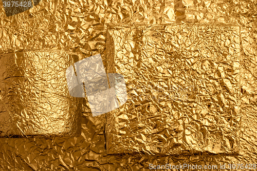 Image of Gold foil figures