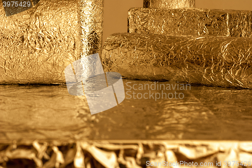 Image of Gold foil figures