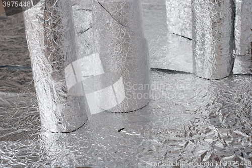 Image of aluminium foil figures