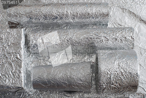 Image of aluminium foil figures