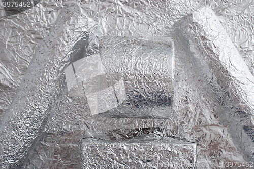 Image of aluminium foil figures