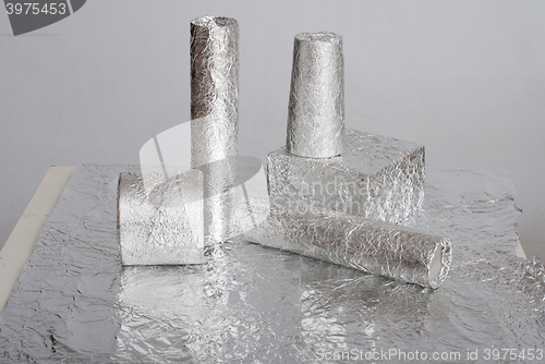 Image of aluminium foil figures