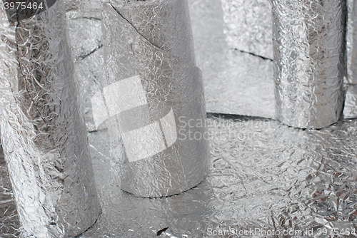 Image of aluminium foil figures