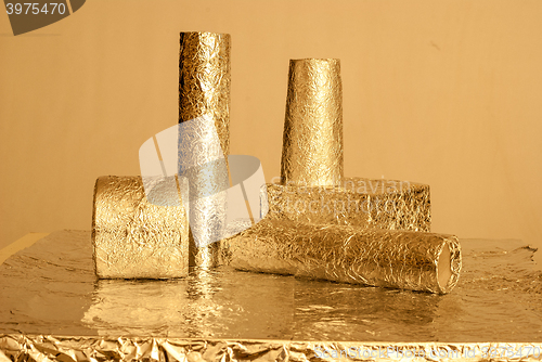 Image of Gold foil figures