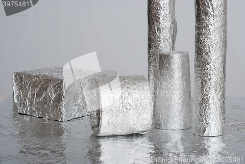 Image of aluminium foil figures