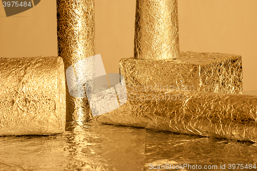 Image of Gold foil figures