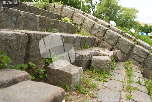 Image of Ancient stone stairs