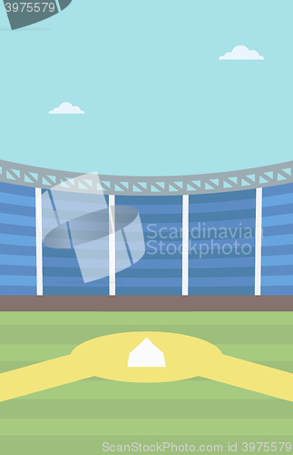 Image of Background of baseball stadium.