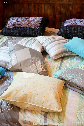 Image of Pillows on bed