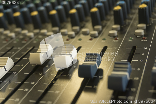 Image of audio mixer