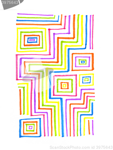 Image of Abstract colorful pattern